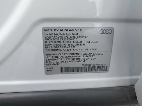 Certified 2023 Audi Q4 e-tron Premium w/ Convenience Package AWD/4WD image 41