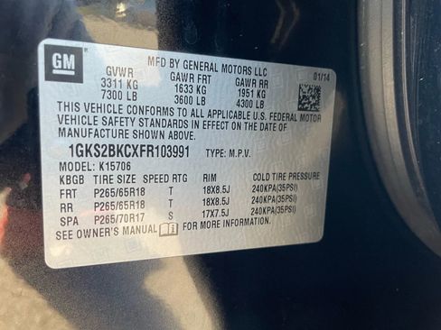 Used 2015 GMC Yukon SLT w/ HD Trailering Package image 55