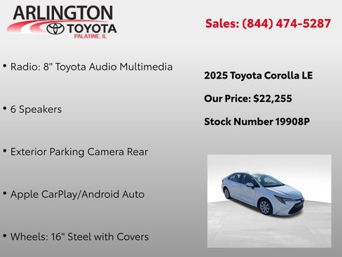 Used 2025 Toyota Corolla LE image 4