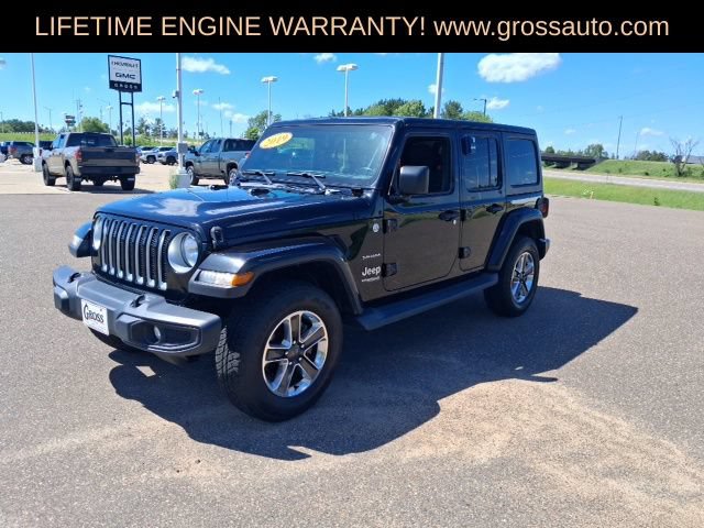 Used 2019 Jeep Wrangler Unlimited Sahara w/ Uconnect 4C Nav & Sound Group AWD/4WD image 4