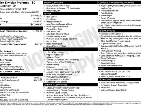 New 2026 Buick Envision Preferred image 45