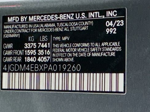 Certified 2023 Mercedes-Benz EQS 580 4MATIC SUV image 24