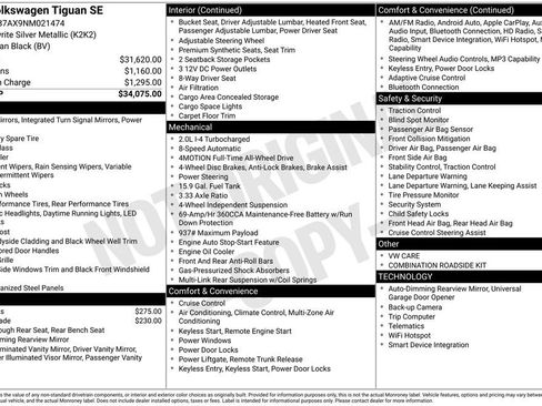 Used 2022 Volkswagen Tiguan SE image 11