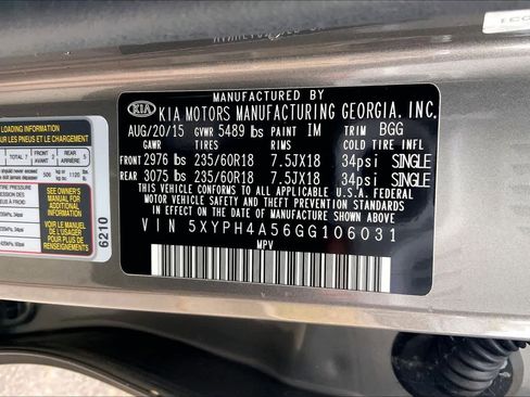 Used 2016 Kia Sorento EX w/ EX Touring Package image 30