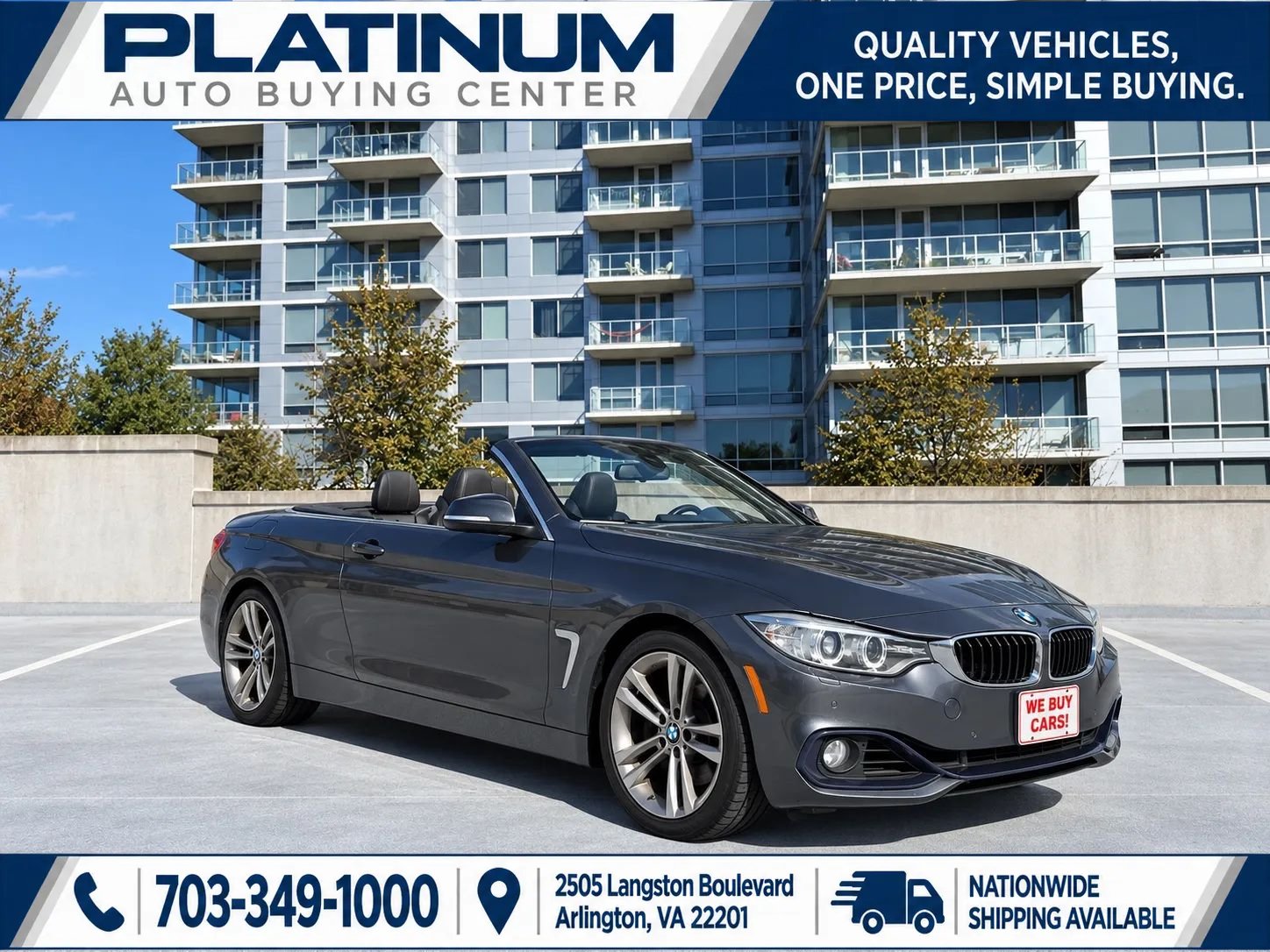 Used 2014 BMW 428i Convertible RWD image 1