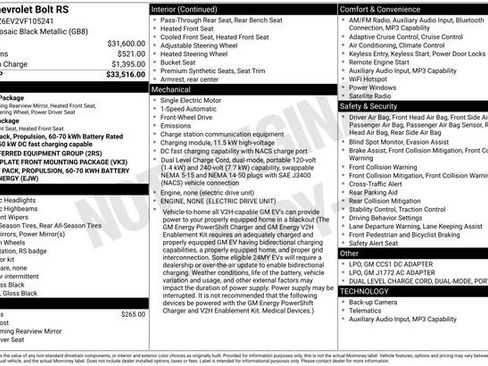 New 2027 Chevrolet Bolt RS FWD image 15