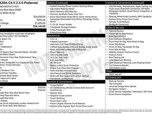 New 2026 MAZDA CX-5 Preferred AWD/4WD image 3