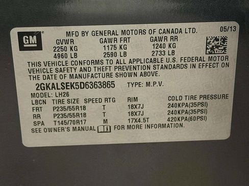 Used 2013 GMC Terrain SLE w/ Chrome Package image 14