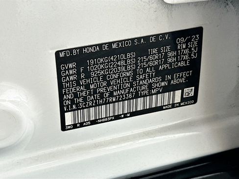 Used 2024 Honda HR-V EX-L image 33