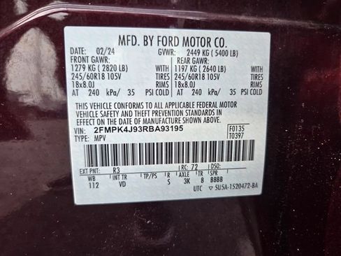 Used 2024 Ford Edge SEL AWD/4WD image 20