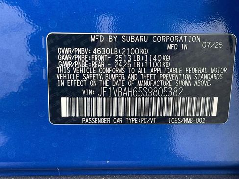 New 2025 Subaru WRX Premium image 16