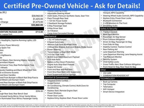 Certified 2026 Volkswagen Taos SE w/ Taos Adventure Package AWD/4WD image 29