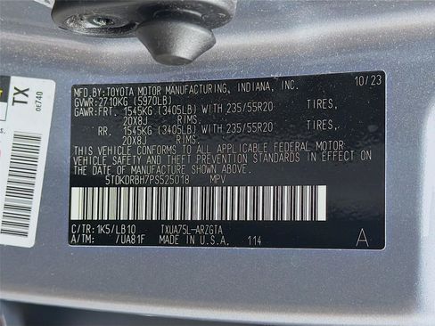 Used 2023 Toyota Highlander Limited AWD/4WD image 39