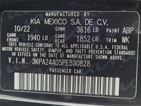 Used 2023 Kia Rio S FWD image 33