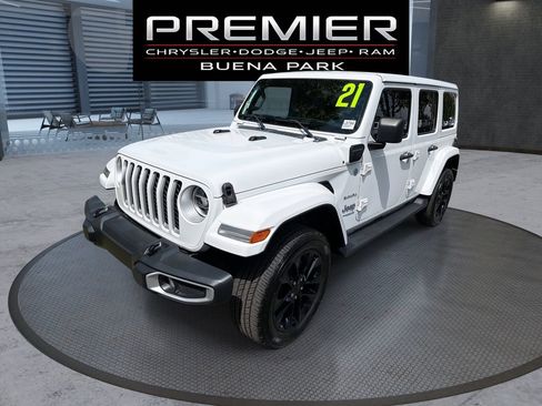 Used 2021 Jeep Wrangler Unlimited Sahara w/ Cold Weather Group image 1