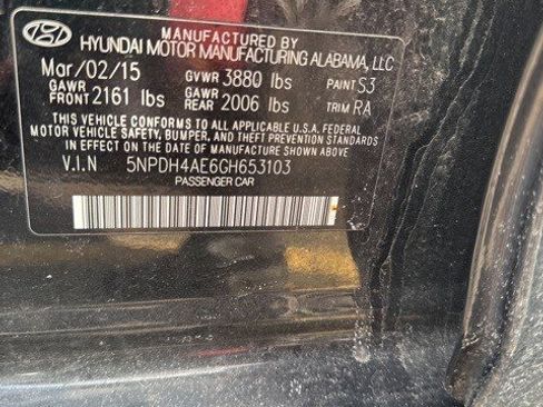 Used 2016 Hyundai Elantra SE w/ Option Group 02 image 7