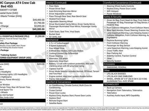 New 2026 GMC Canyon AT4 w/ Nightfall Essentials Package image 41