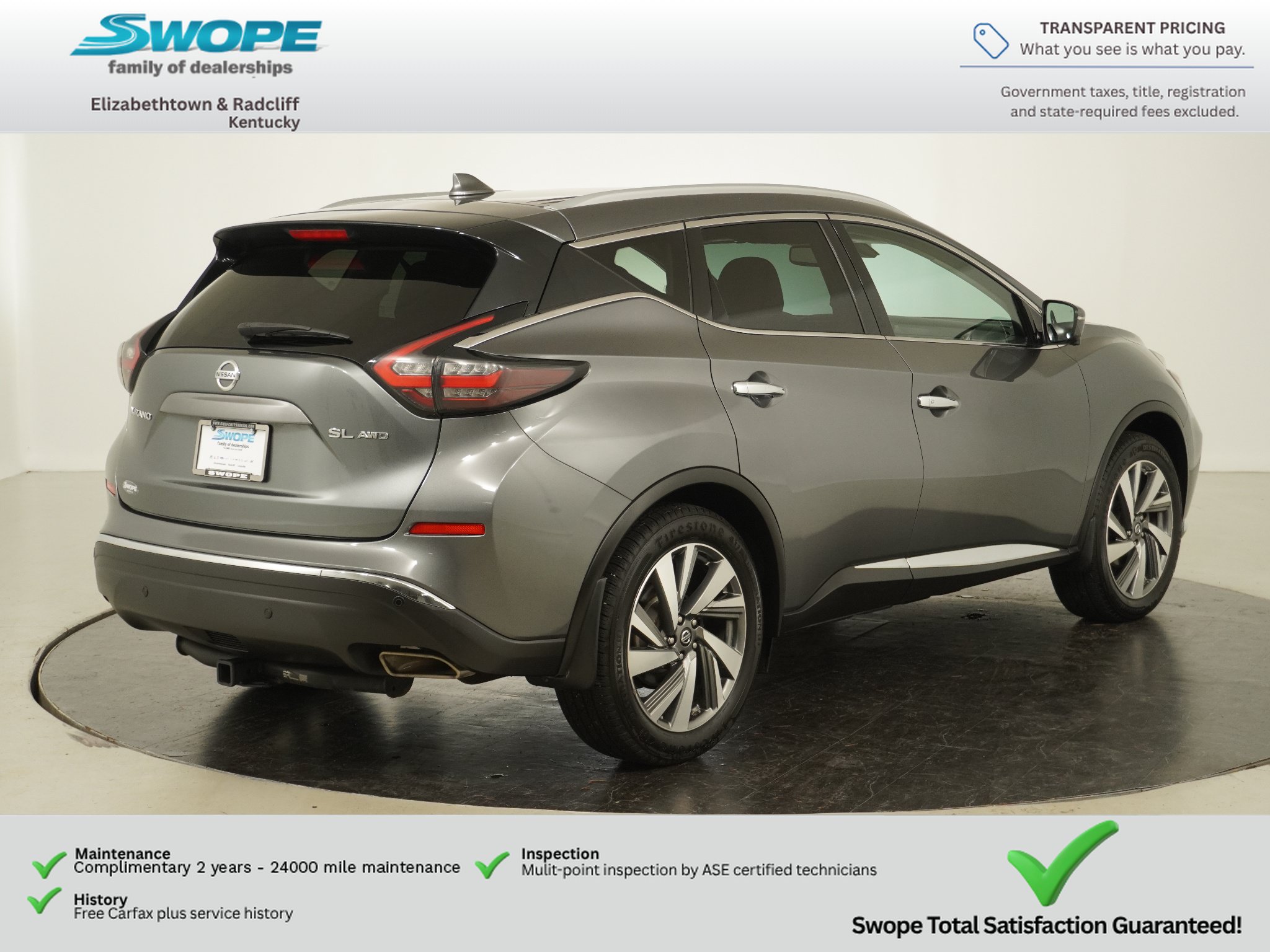 Used 2019 Nissan Murano SL w/ SL Technology Package AWD/4WD image 3