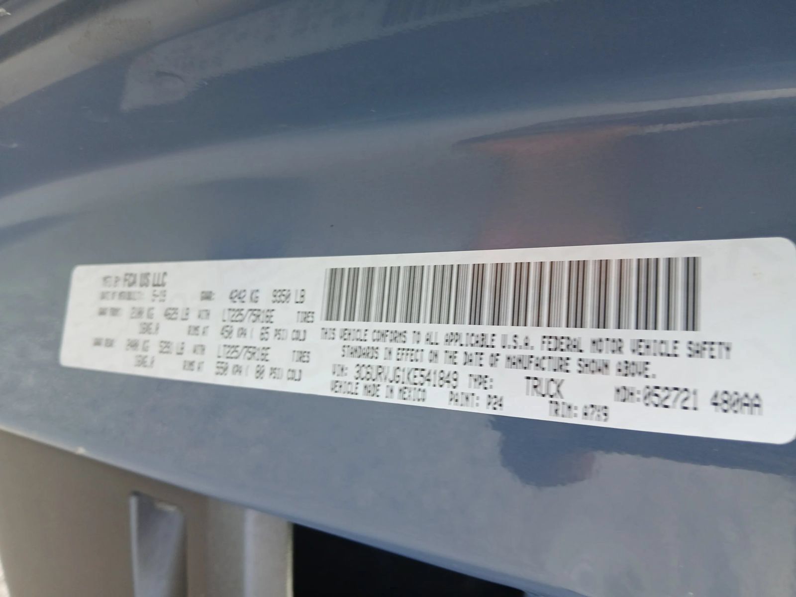 Used 2019 RAM ProMaster 3500 FWD image 10