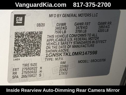 Used 2021 Chevrolet Tahoe High Country w/ Premium Package AWD/4WD image 42