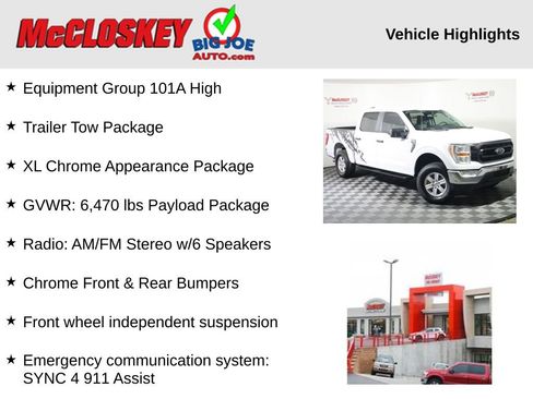 Used 2022 Ford F150 XL w/ Equipment Group 101A High AWD/4WD image 2