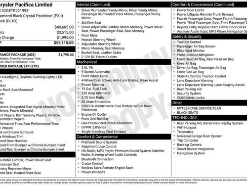 New 2026 Chrysler Pacifica Limited w/ S Appearance Package FWD image 9