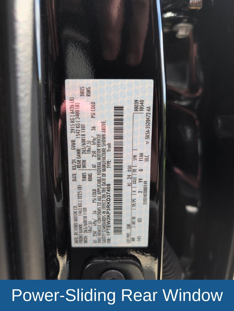 Certified 2024 Ford F150 XLT w/ Equipment Group 302A MID RWD image 41