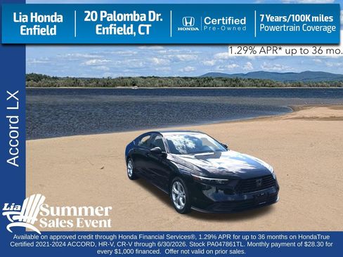Certified 2023 Honda Accord LX image 1