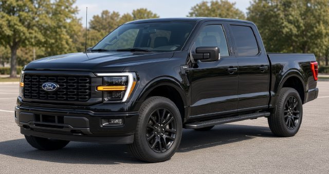 Used 2024 Ford F150 STX w/ STX Black Appearance Package RWD image 3