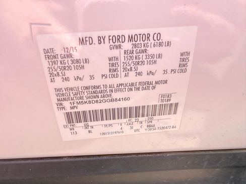 Used 2016 Ford Explorer XLT w/ Equipment Group 202A image 14