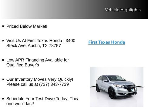 Used 2018 Honda HR-V EX image 10