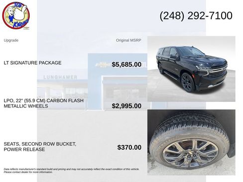 Used 2021 Chevrolet Tahoe LT w/ LT Signature Package AWD/4WD image 5