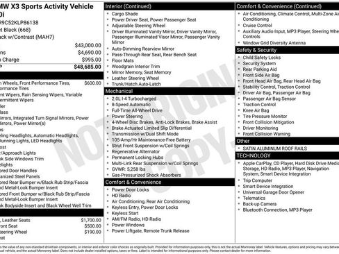 Used 2019 BMW X3 xDrive30i image 11