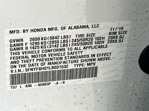 Used 2020 Honda Pilot Elite image 36