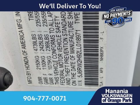 Used 2020 Honda CR-V Touring image 21