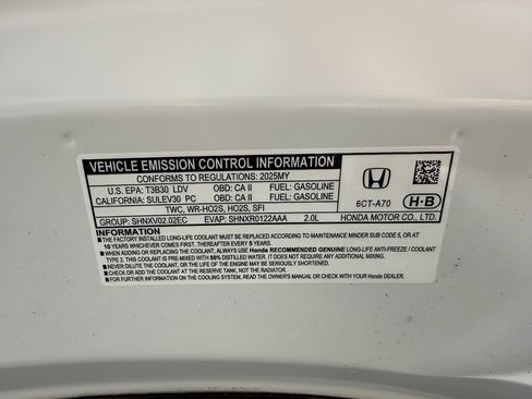 Certified 2025 Honda HR-V LX image 36