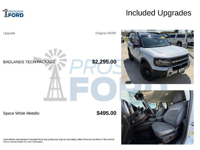 New 2026 Ford Bronco Sport Badlands w/ Badlands Tech Package AWD/4WD image 32