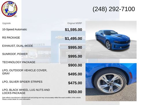 Used 2024 Chevrolet Camaro LT w/ RS Package image 5