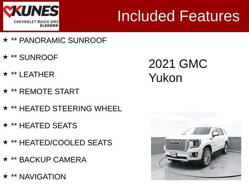 Used 2021 GMC Yukon Denali w/ Denali Premium Package image 2