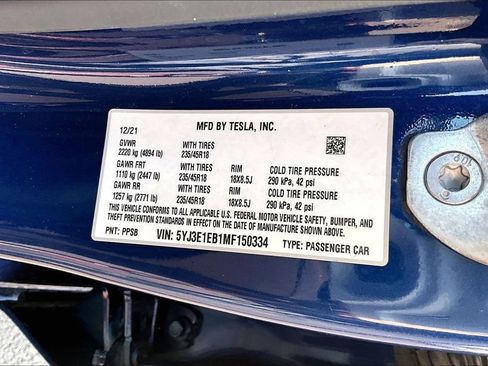 Used 2021 Tesla Model 3 Long Range AWD/4WD image 30