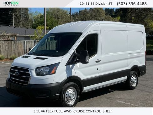 Used 2023 Ford Transit 250 Medium Roof AWD image 1