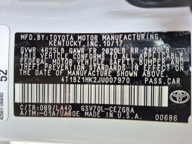 Used 2018 Toyota Camry XLE w/ Driver Assist Package FWD image 25