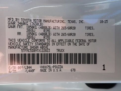 New 2026 Toyota Tundra 1794 Edition image 15