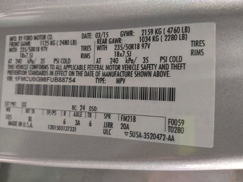 Used 2015 Ford Escape SE w/ Equipment Group 201A FWD image 33