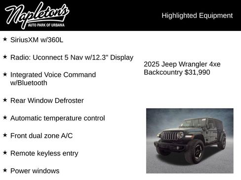 Used 2025 Jeep Wrangler Unlimited Sahara AWD/4WD image 7