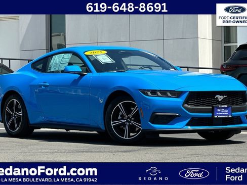 Certified 2025 Ford Mustang Coupe RWD image 1