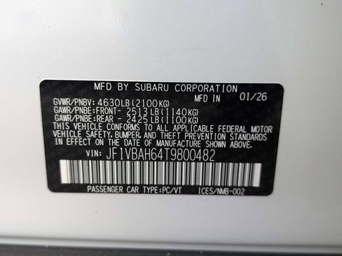 New 2026 Subaru WRX Premium w/ WRX Essentials Package AWD/4WD image 33