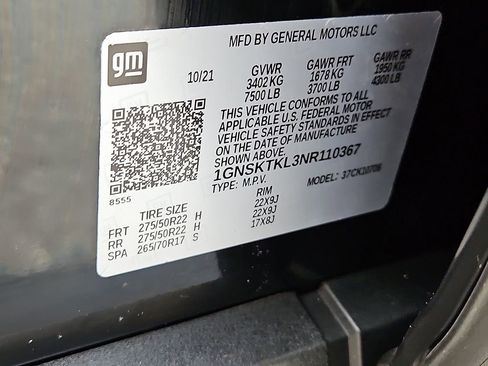 Used 2022 Chevrolet Tahoe High Country w/ Premium Package image 28