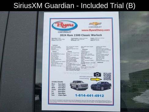 Used 2024 RAM 1500 Classic Warlock w/ Electronics Group AWD/4WD image 14