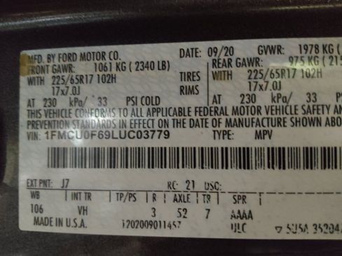 Used 2020 Ford Escape S FWD image 33